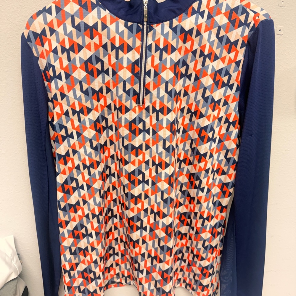 Women’s Quarter Zip Multi Color Golf Jacket